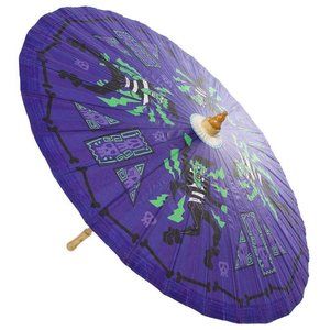 Sourpuss Parasol in Frankie-A-Go-Go Design